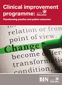 Clinical improvement programme: Transforming practice and patient outcomes