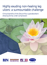 Highly exuding non-healing leg ulcers: a surmountable challenge