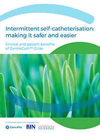 Intermittent self-catheterisation: making it safer and easier. Clinical and patient benefits of GentleCath™ Glide