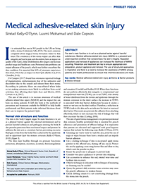 Medical adhesive-related skin injury