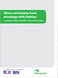 Silver-containing foam dressings with Safetac: a review of the scientific and clinical data